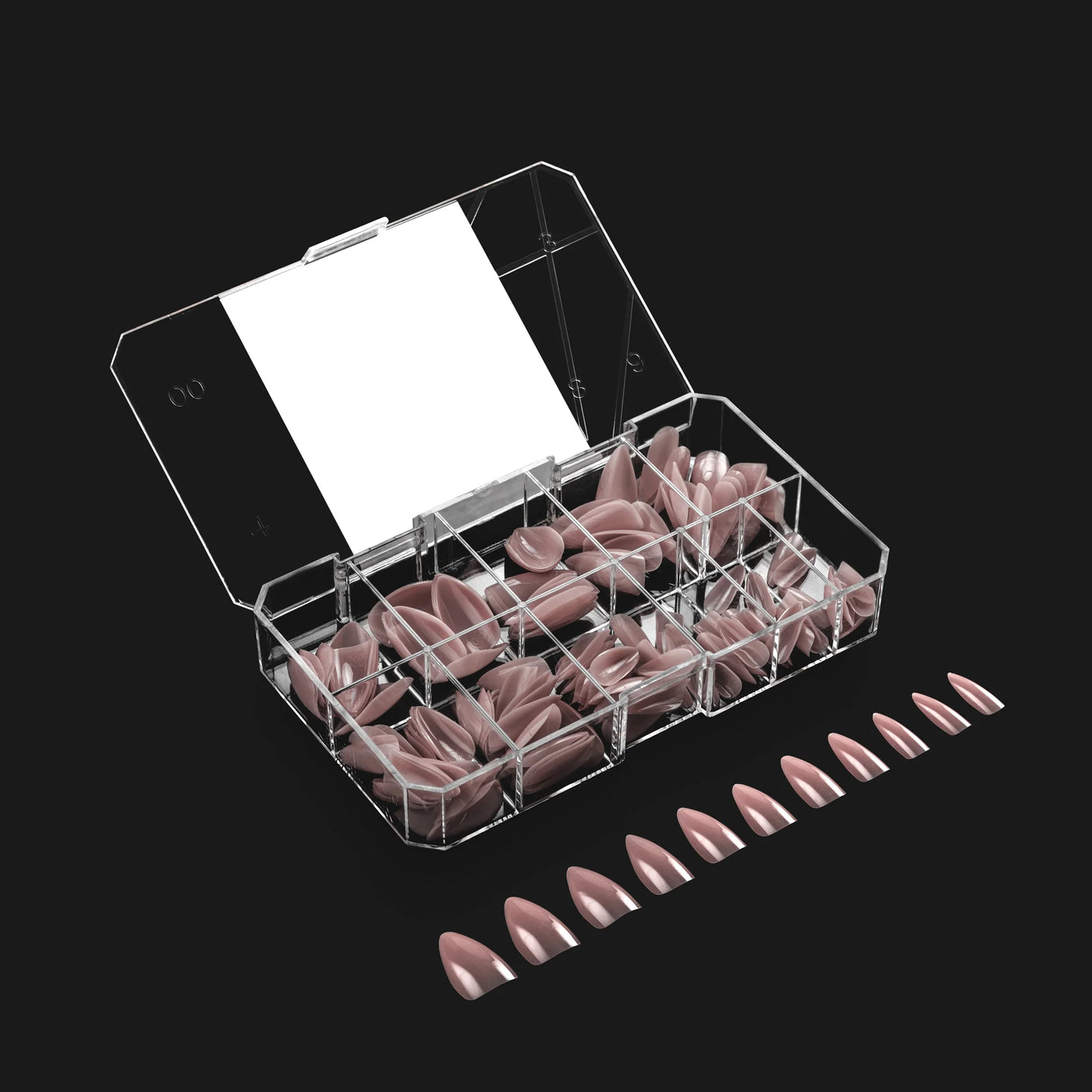 APRES - Neutrals Mia Natural Stiletto Short Box of Tips (150pcs)