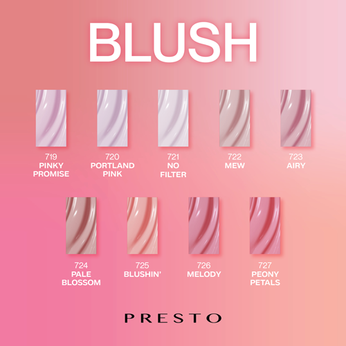 PRESTO Color Series BLUSH Set 9 Colors
