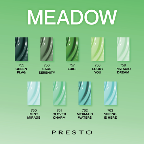 PRESTO Color Series MEADOW Set 9 Colors