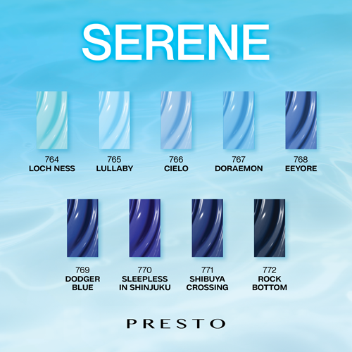 PRESTO Color Series SERENE Set 9 Colors