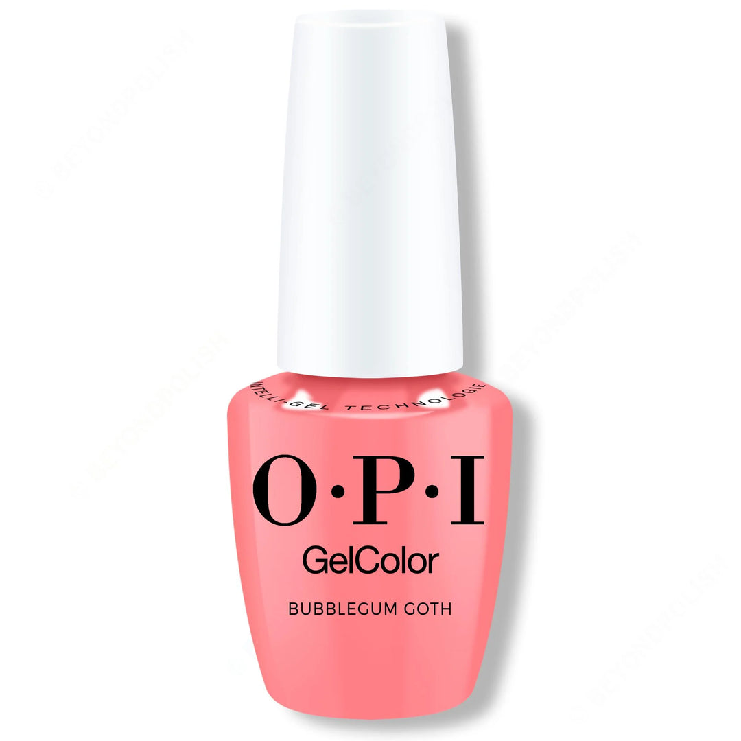 OPI GelColor Intelli-Gel - Bubblegum Goth 0.5 Oz GC F030