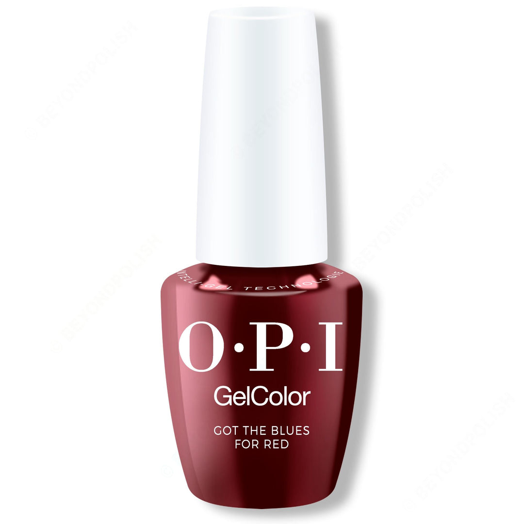 OPI - GelColor Intelli-Gel - Got the Blues for Red 0.5 oz - 
