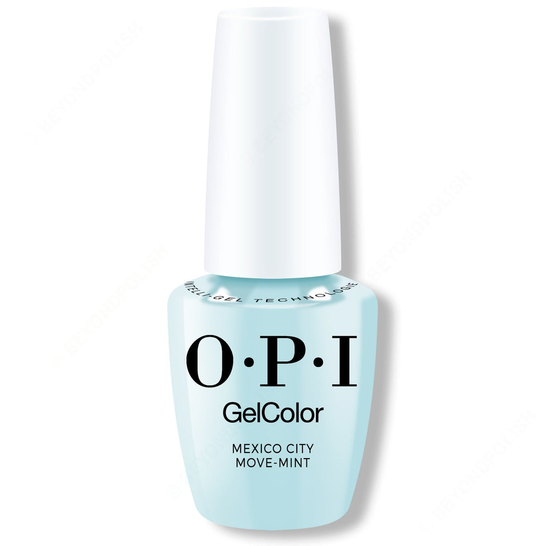 OPI - GelColor Intelli-Gel - Mexico City Move-mint 0.5 oz - 