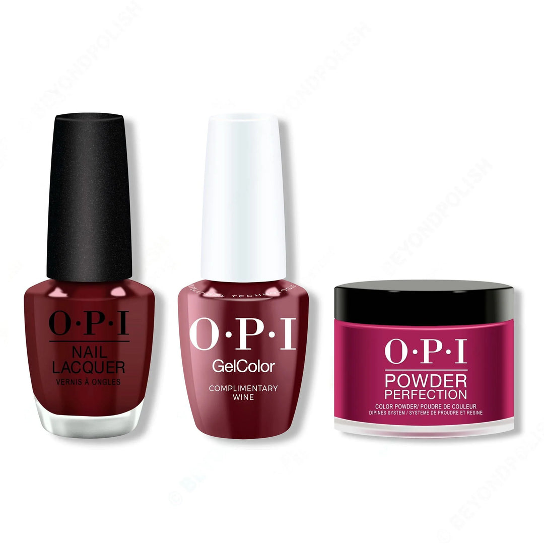 OPI - Intelli-Gel, Lacquer &amp; Dip Combo - Complimentary Wine