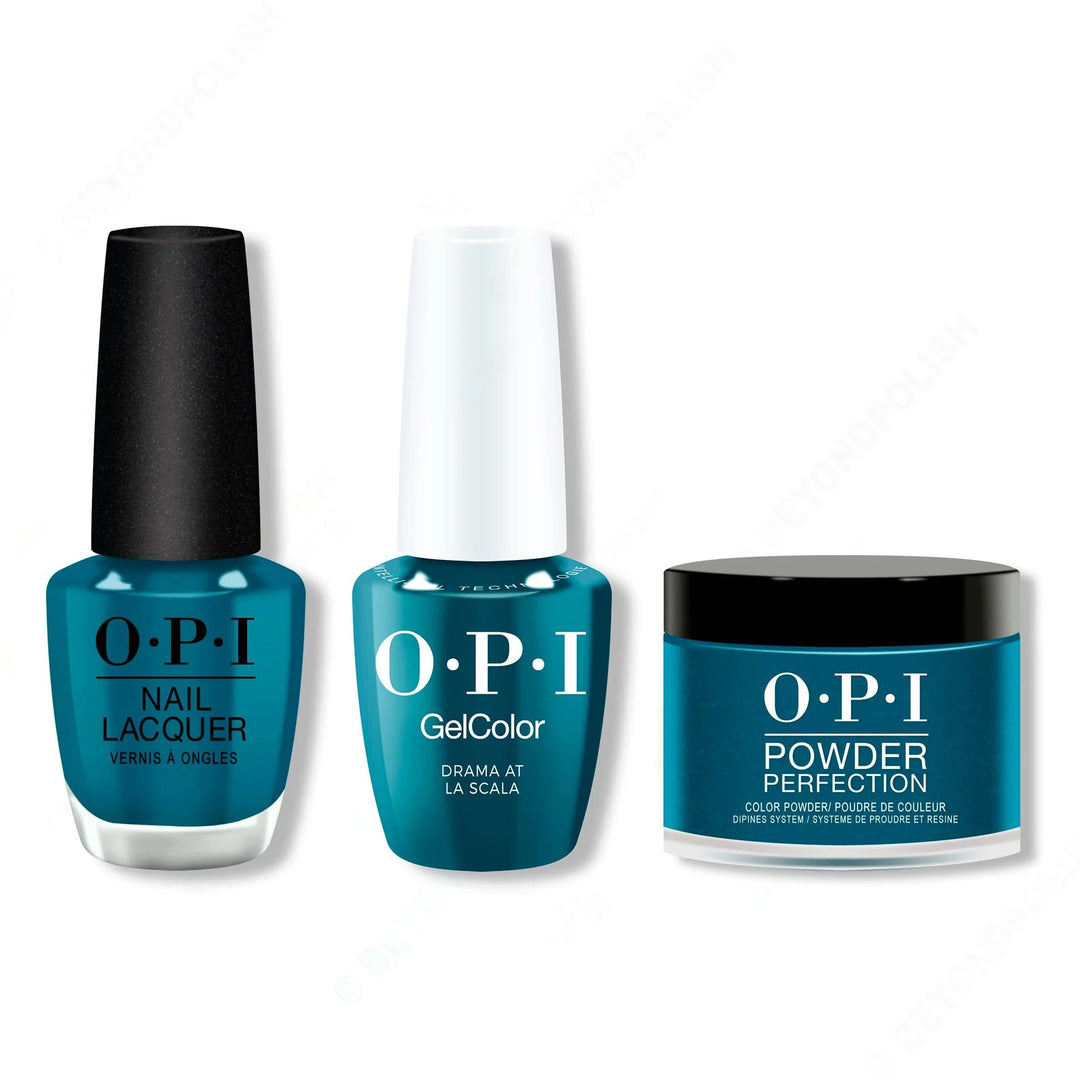 OPI - Intelli-Gel, Lacquer &amp; Dip Combo - Drama at La Scala
