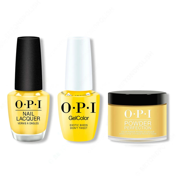 OPI - Intelli-Gel, Lacquer &amp; Dip Combo - Exotic Birds Do Not Tweet