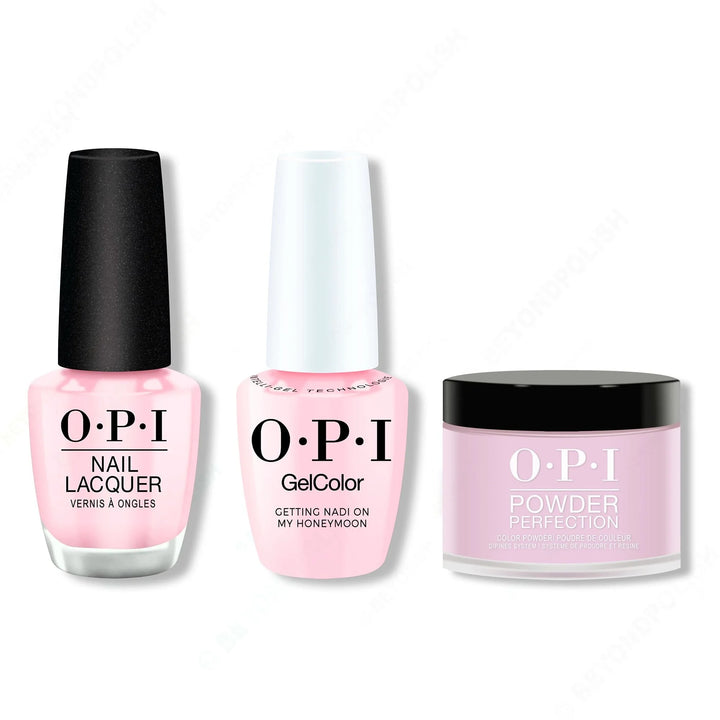OPI - Intelli-Gel, Lacquer &amp; Dip Combo - Getting Nadi On My Honeymoon