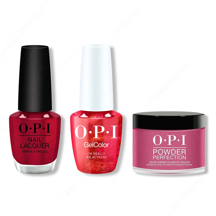 OPI - Intelli-Gel, Lacquer &amp; Dip Combo - I’m Really an Actress
