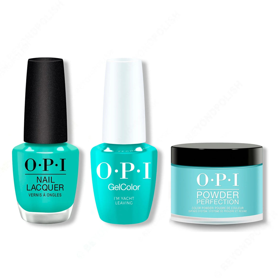 OPI - Intelli-Gel, Lacquer &amp; Dip Combo - I’m Yacht Leaving