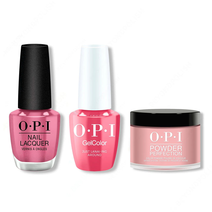 OPI - Intelli-Gel, Lacquer &amp; Dip Combo - Just Lanai-Ing Around