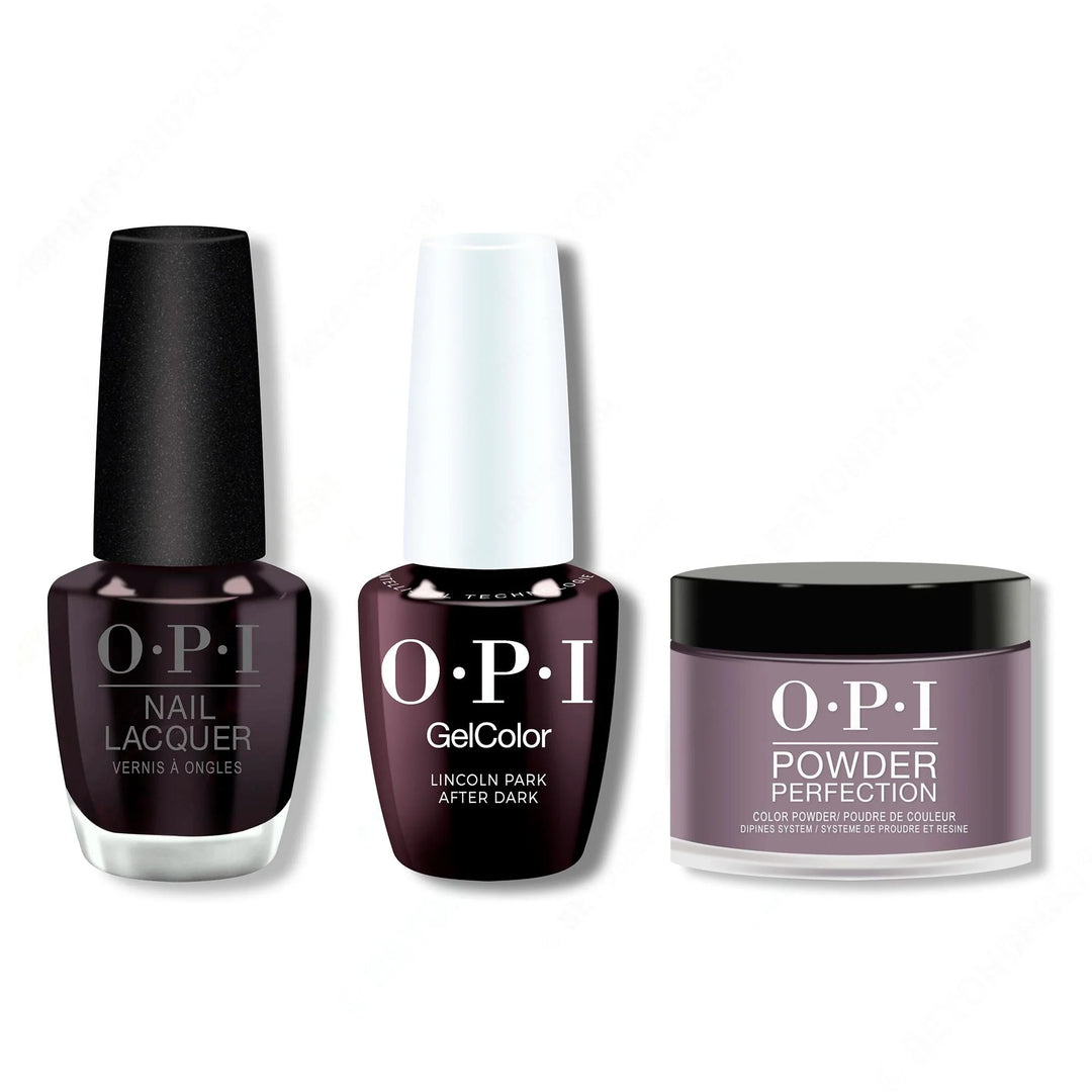 OPI - Intelli-Gel, Lacquer &amp; Dip Combo - Lincoln Park After Dark
