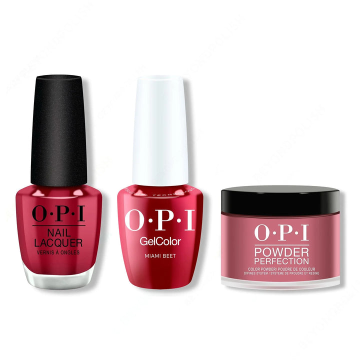 OPI - Intelli-Gel, Lacquer &amp; Dip Combo - Miami Beet