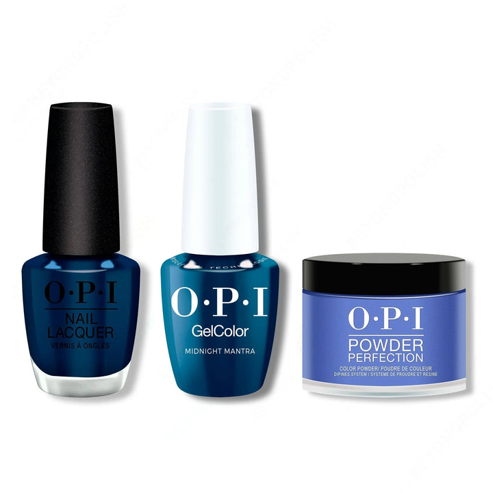 OPI - Intelli-Gel, Lacquer &amp; Dip Combo - Midnight Mantra