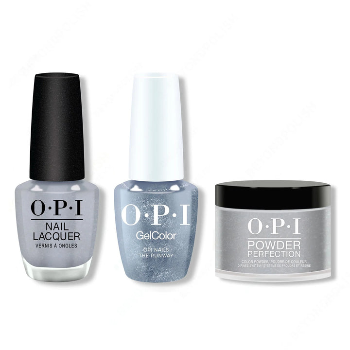 OPI - Intelli-Gel, Lacquer &amp; Dip Combo - OPI Nails the Runway