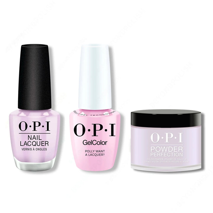 OPI - Intelli-Gel, Lacquer &amp; Dip Combo - Polly Want A Lacquer?