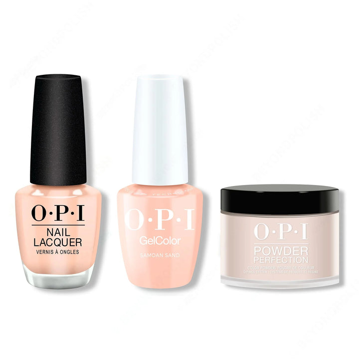 OPI - Intelli-Gel, Lacquer &amp; Dip Combo - Samoan Sand