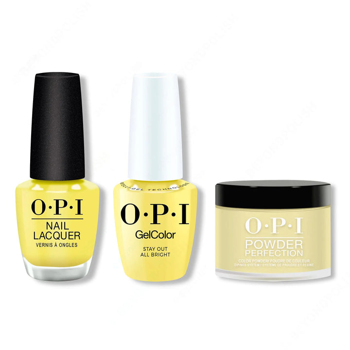 OPI - Intelli-Gel, Lacquer &amp; Dip Combo - Stay Out All Bright