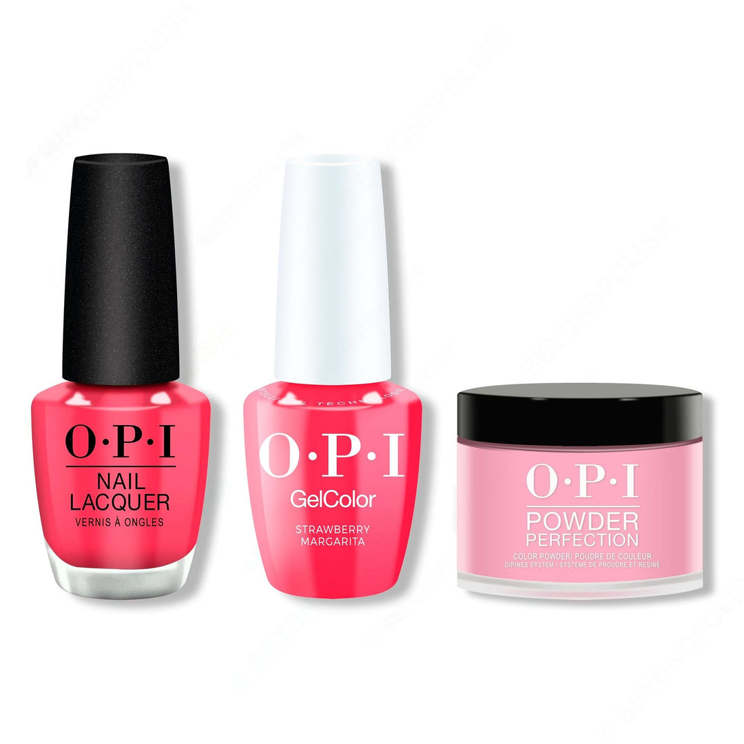 OPI - Intelli-Gel, Lacquer &amp; Dip Combo - Strawberry Margarita