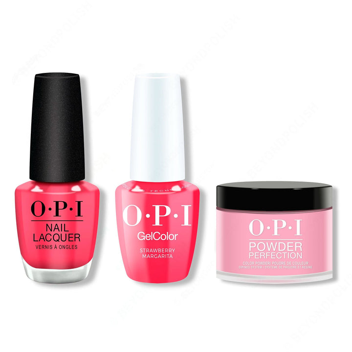 OPI - Intelli-Gel, Lacquer &amp; Dip Combo - Strawberry Margarita