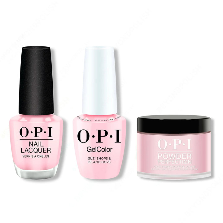 OPI - Intelli-Gel, Lacquer &amp; Dip Combo - Suzi Shops &amp; Island Hops