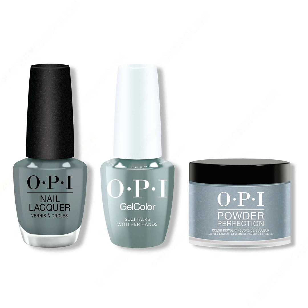 OPI - Intelli-Gel, Lacquer &amp; Dip Combo - Suzi Talks With Her Hands