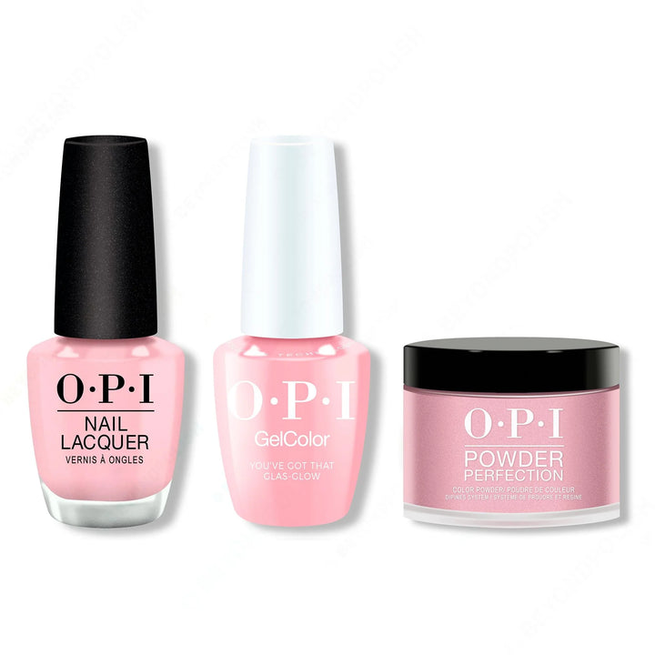 OPI - Intelli-Gel, Lacquer &amp; Dip Combo - You’ve Got That Glas-glow