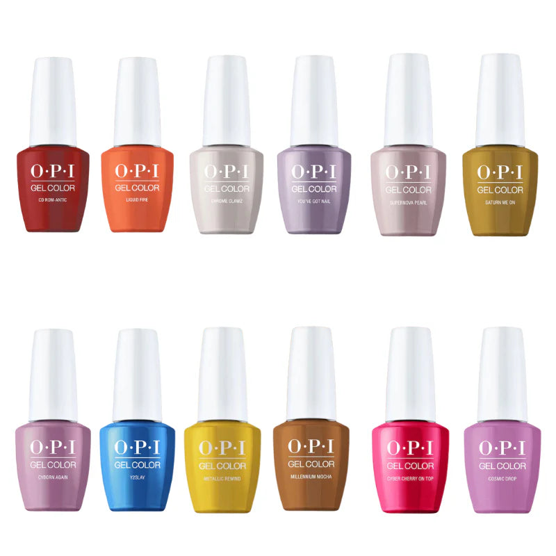 OPI MEGA METALLIC MIX GEL COLOR 12 PIECE COLLECTION