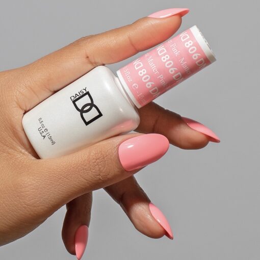 DND - 806 Pink Matter - Gel Nail Polish Matching Duo