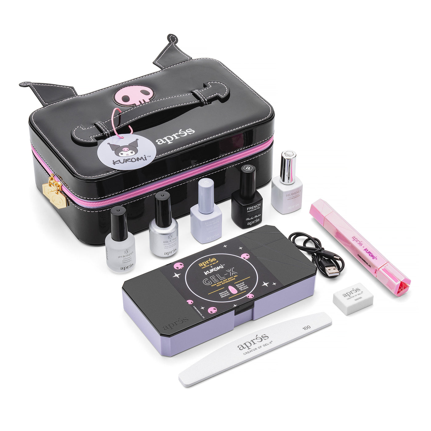 APRES - KUROMI X APRÉS GEL-X® KIT NAIL EXTENSION KIT