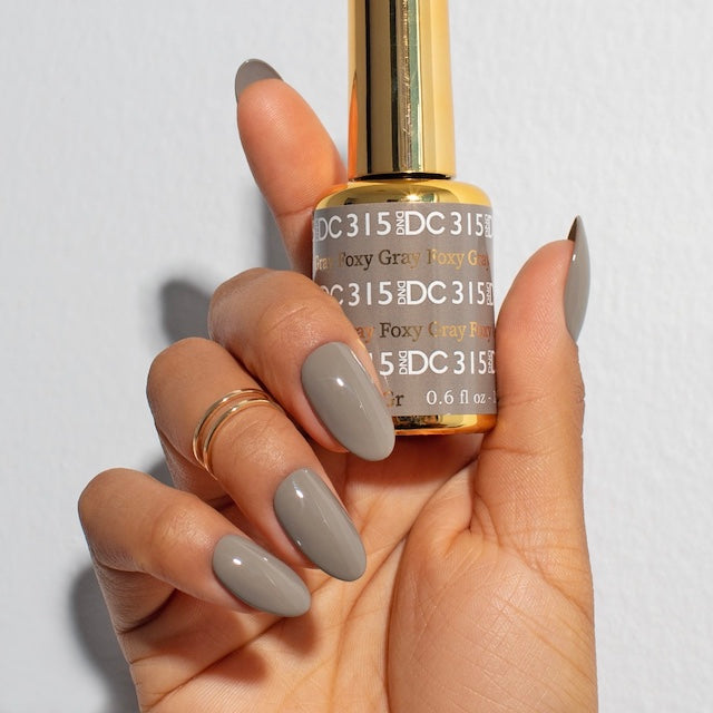 DND DC Gel &amp; Lacquer Duo - Foxy Gray 