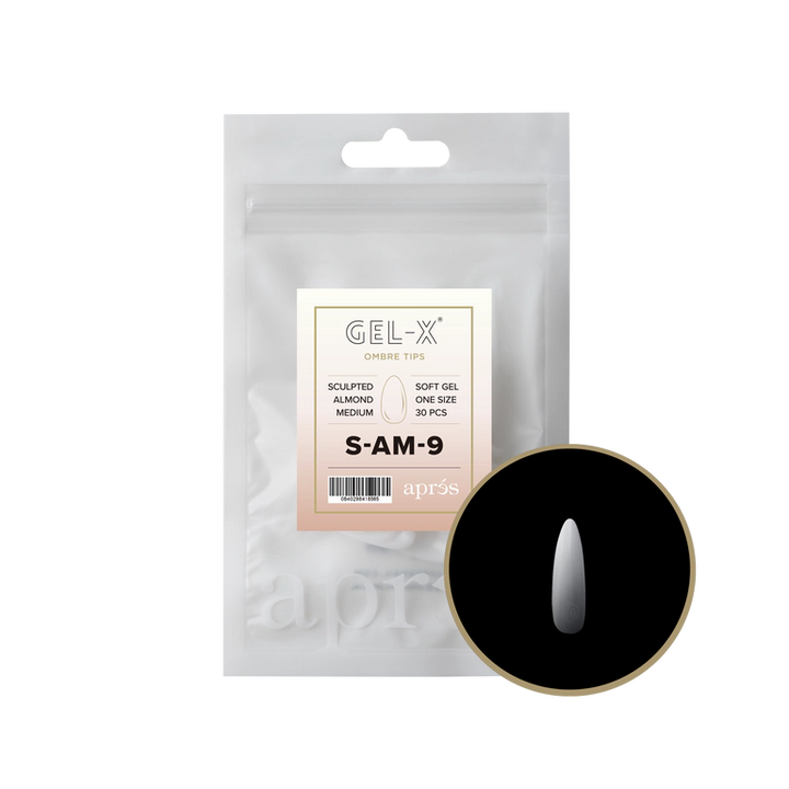 APRES - OMBRÉ GEL-X® SCULPTED ALMOND MEDIUM REFILL TIP BAG 2.0