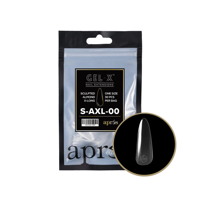 APRES - GEL-X® SCULPTED ALMOND EXTRA LONG REFILL TIP BAG 2.0
