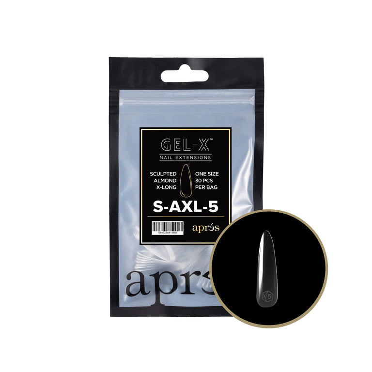 APRES - GEL-X® SCULPTED ALMOND EXTRA LONG REFILL TIP BAG 2.0