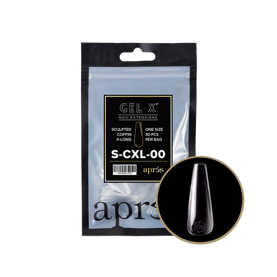 APRES - GEL-X® SCULPTED COFFIN EXTRA LONG REFILL TIP BAG