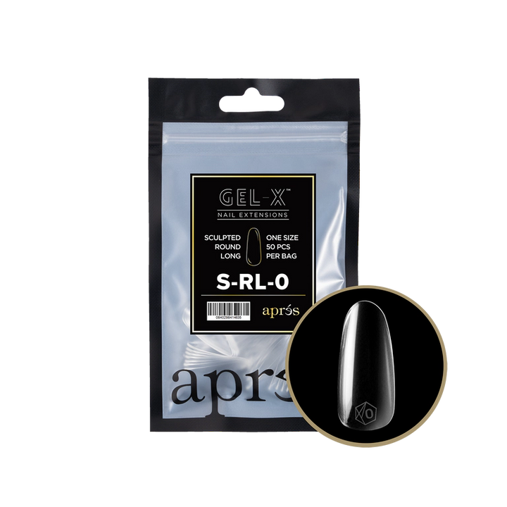 APRES - GEL-X® SCULPTED ROUND LONG REFILL TIP BAG 2.0