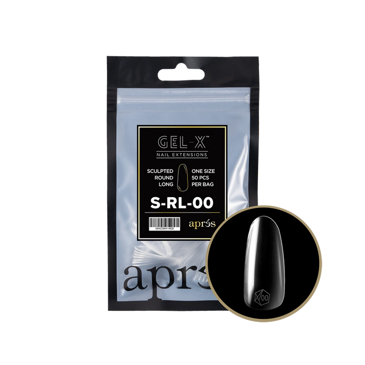 APRES - GEL-X® SCULPTED ROUND LONG REFILL TIP BAG 2.0