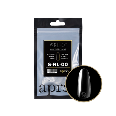 APRES - GEL-X® SCULPTED ROUND LONG REFILL TIP BAG