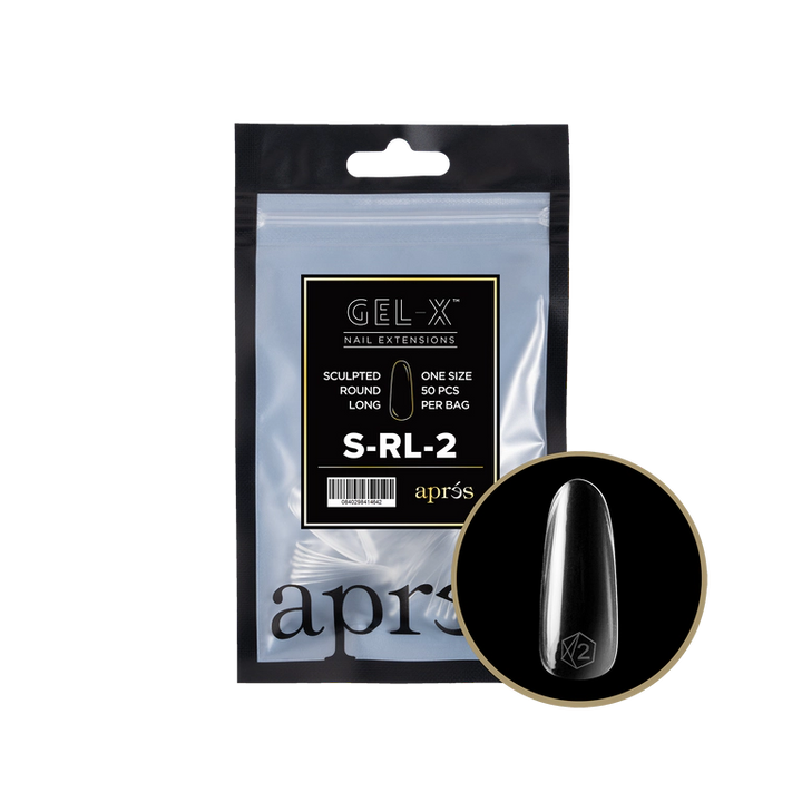 APRES - GEL-X® SCULPTED ROUND LONG REFILL TIP BAG 2.0