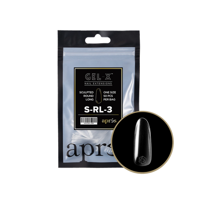 APRES - GEL-X® SCULPTED ROUND LONG REFILL TIP BAG