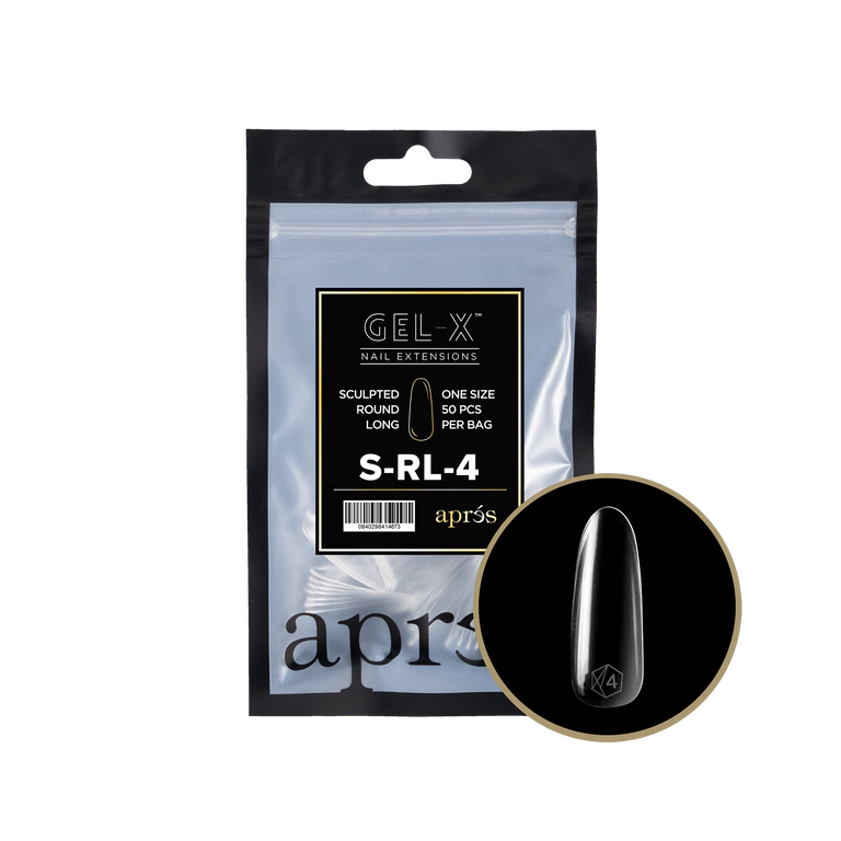 APRES - GEL-X® SCULPTED ROUND LONG REFILL TIP BAG 2.0