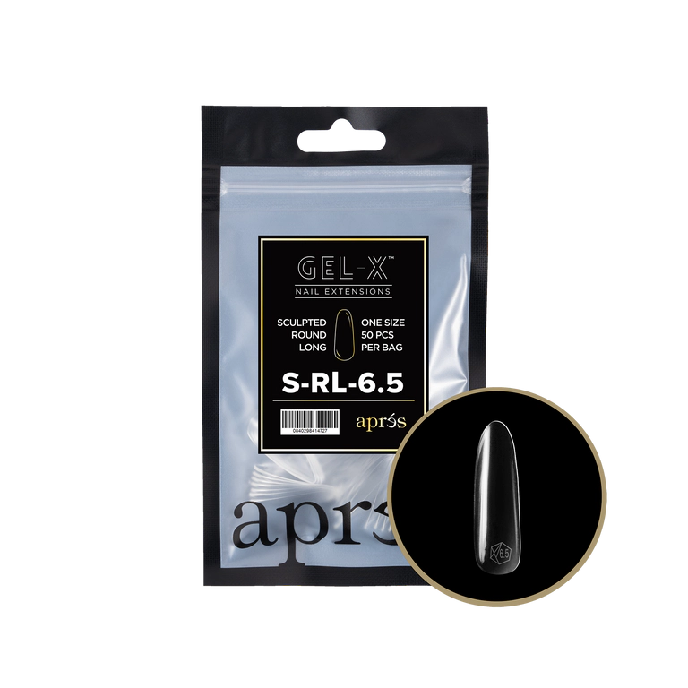 APRES - GEL-X® SCULPTED ROUND LONG REFILL TIP BAG