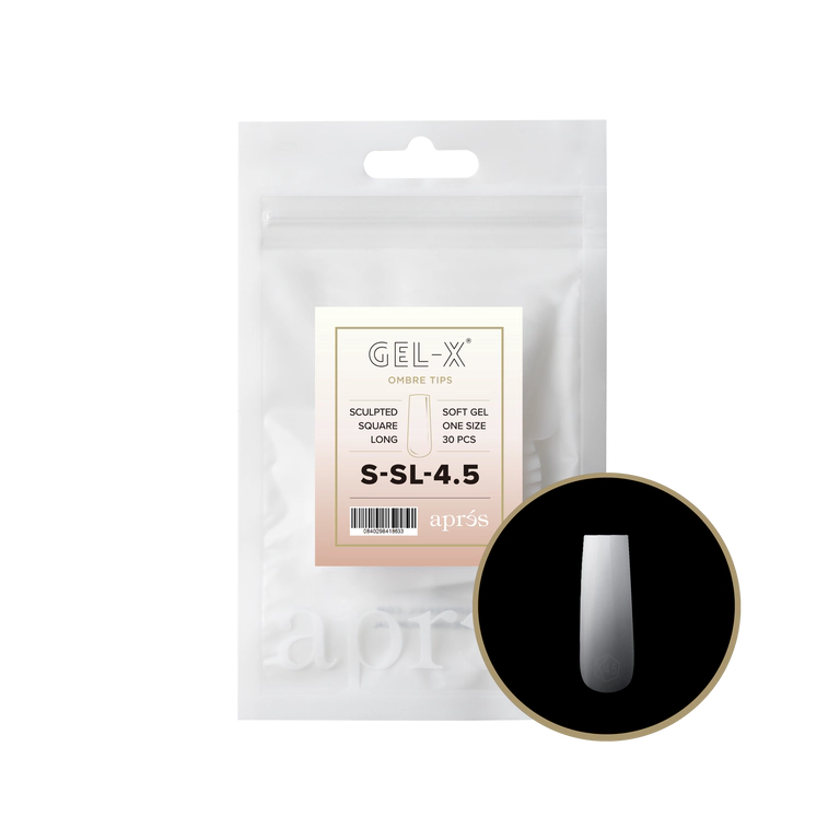 APRES - OMBRÉ GEL-X® SCULPTED SQUARE LONG REFILL TIP BAG 2.0