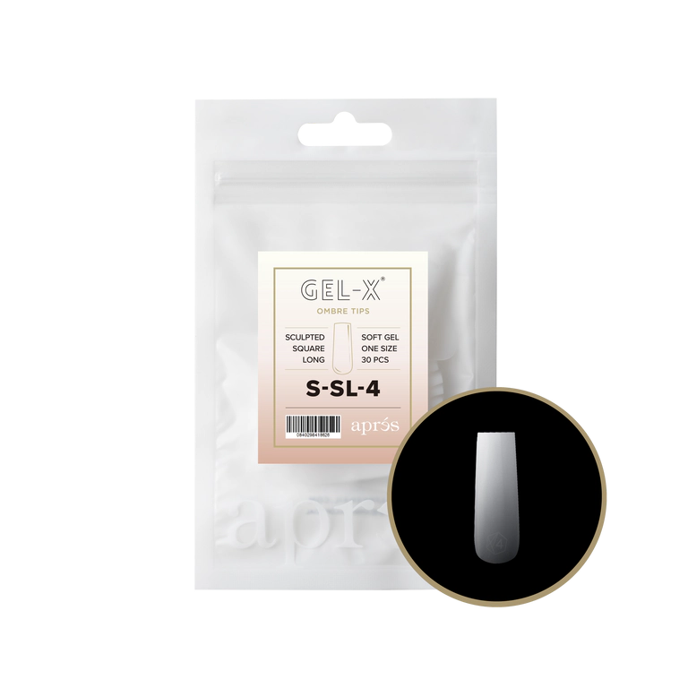 APRES - OMBRÉ GEL-X® SCULPTED SQUARE LONG REFILL TIP BAG 2.0