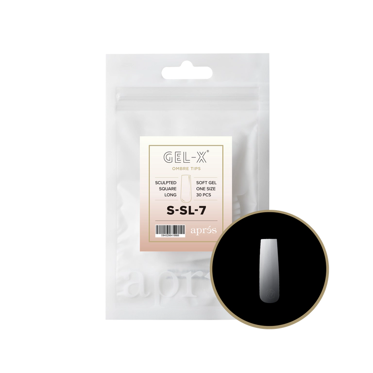 APRES - OMBRÉ GEL-X® SCULPTED SQUARE LONG REFILL TIP BAG 2.0