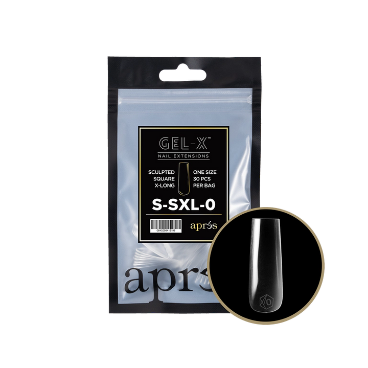 APRES - GEL-X® SCULPTED SQUARE EXTRA LONG REFILL TIP BAG 2.0