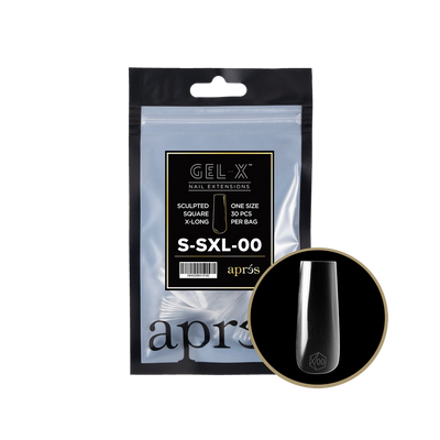 APRES - GEL-X® SCULPTED SQUARE EXTRA LONG REFILL TIP BAG