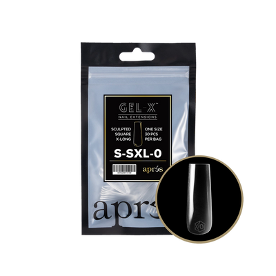 APRES - GEL-X® SCULPTED SQUARE EXTRA LONG REFILL TIP BAG