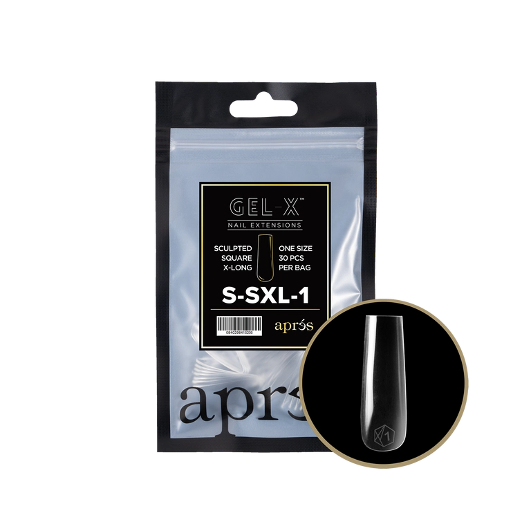 APRES - GEL-X® SCULPTED SQUARE EXTRA LONG REFILL TIP BAG 2.0