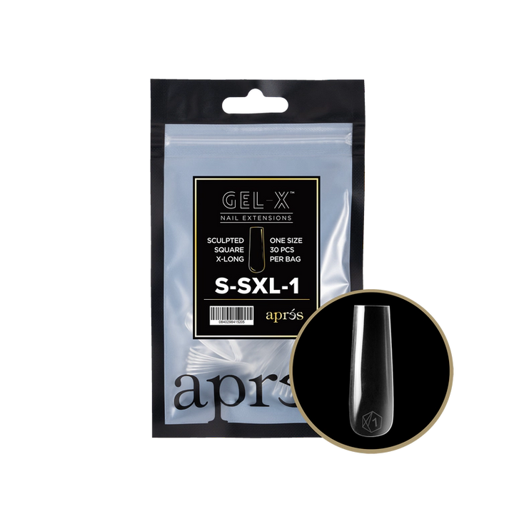 APRES - GEL-X® SCULPTED SQUARE EXTRA LONG REFILL TIP BAG 2.0