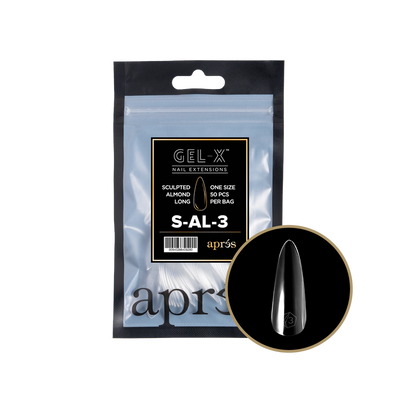 APRES - GEL-X® SCULPTED ALMOND LONG REFILL TIP BAG